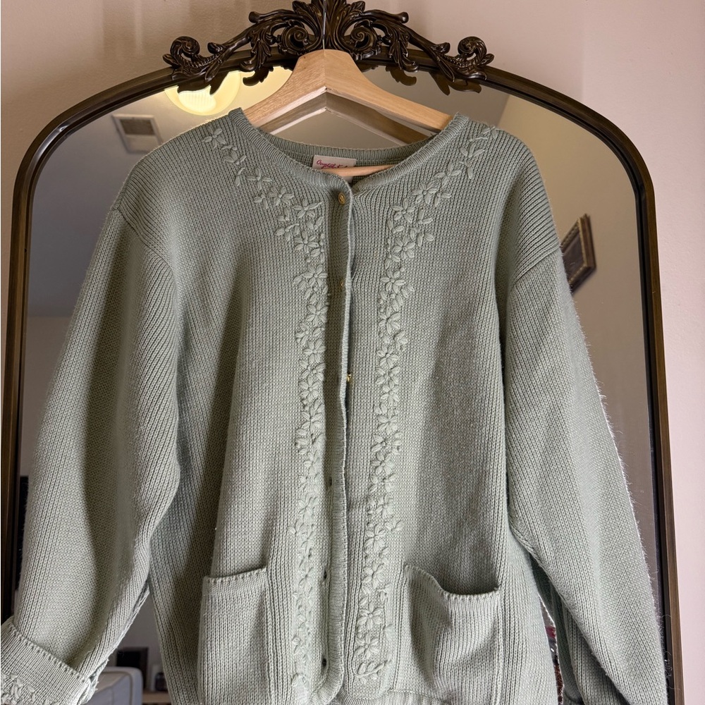 Vintage Green Women's Sweater